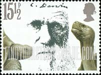 FindYourStampsValue: Great Britain (United Kingdom): Death Centenary of Charles Darwin - Giant Tortoises
