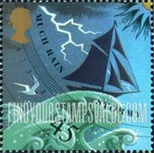 FindYourStampsValue: Great Britain (United Kingdom): The Weather - Much Rain, Storms
