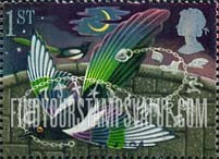 FindYourStampsValue: Great Britain (United Kingdom): Symbols of Good Luck - Bird, Charm Bracelet, Booklet Stamp