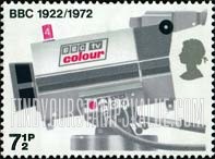 FindYourStampsValue: Great Britain (United Kingdom): BBC & Broadcasting History - Color TV Camera, 1972