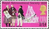 FindYourStampsValue: Great Britain (United Kingdom): General Anniversaries - Sesquicentennial of the Royal Astronomical Society