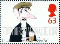 FindYourStampsValue: Great Britain (United Kingdom): Comedians - Peter Cook