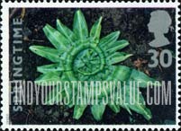 FindYourStampsValue: Great Britain (United Kingdom): Springtime - Garlic Leaves