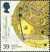 FindYourStampsValue: Great Britain (United Kingdom): Marine Chronometer No.4 - Back of Movement