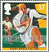 FindYourStampsValue: Great Britain (United Kingdom): Sports - Rugby