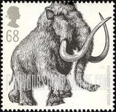 FindYourStampsValue: Great Britain (United Kingdom): Ice Age Animals - Woolly Mammoth