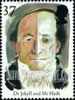 FindYourStampsValue: Great Britain (United Kingdom): Stories and Legends, Europa - Dr. Jekyll and Mr. Hyde