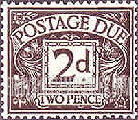 FindYourStampsValue: Great Britain (United Kingdom): Postage Due Stamps - Two Pence