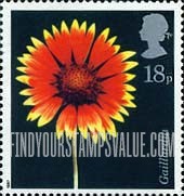 FindYourStampsValue: Great Britain (United Kingdom): Flora, Photographs by Alfred Lammer - Gaillardia