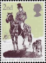 FindYourStampsValue: Great Britain (United Kingdom): Jane Eyre, by Charlotte Bronte - Mr Rochester