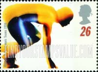 FindYourStampsValue: Great Britain (United Kingdom): 1996 Summer Olympic, Paralympic Games, Atlanta - Sprinting