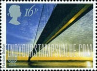 FindYourStampsValue: Great Britain (United Kingdom): Engineering Achievements (Europa) - Humber Bridge