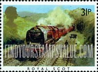 FindYourStampsValue: Great Britain (United Kingdom): Great Western Railway Sesquicentennial - Royal Scot