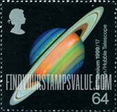 FindYourStampsValue: Great Britain (United Kingdom): Scientists - Newton, Hubble Telescope