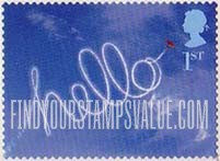 FindYourStampsValue: Great Britain (United Kingdom): Greetings "Occasions" - Hello, Self-Adhesive Booklet Stamp