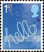 FindYourStampsValue: Great Britain (United Kingdom): Smilers - Hello, Self-Adhesive Booklet Stamp