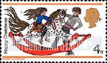 FindYourStampsValue: Great Britain (United Kingdom): Christmas - Boy and Girl with Rocking Horse