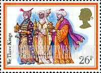 FindYourStampsValue: Great Britain (United Kingdom): Christmas Carols - We Three Kings