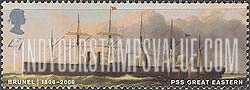 FindYourStampsValue: Great Britain (United Kingdom): Engineering Projects of Brunel - PSS Great Eastern