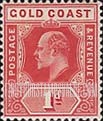 FindYourStampsValue: Gold Coast: King Edward VII - One Penny