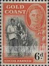 FindYourStampsValue: Gold Coast: King George VI - Cacao Farmer