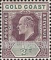 FindYourStampsValue: Gold Coast: King Edward VII - Half Penny