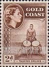 FindYourStampsValue: Gold Coast: Queen Victoria - Talking Drums