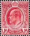 FindYourStampsValue: Gold Coast: King Edward VII - One Penny