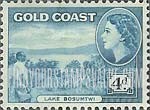 FindYourStampsValue: Gold Coast: Queen Victoria - Lake Bosumtwi