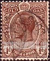FindYourStampsValue: Gold Coast: King George V - One Penny, Die II