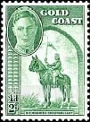 FindYourStampsValue: Gold Coast: King George VI - Mounted Constable