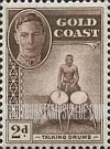 FindYourStampsValue: Gold Coast: King George VI - Talking Drums