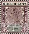 FindYourStampsValue: Gold Coast: Queen Victoria - Half Penny