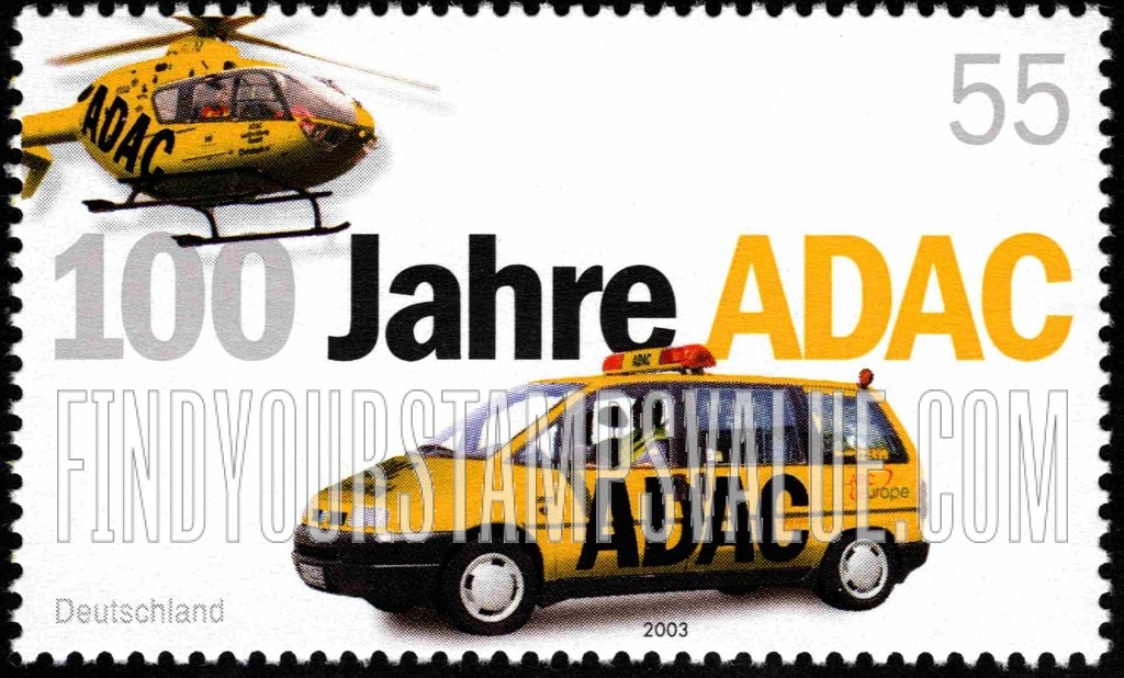 FindYourStampsValue: German General Automobile Club, Centennial