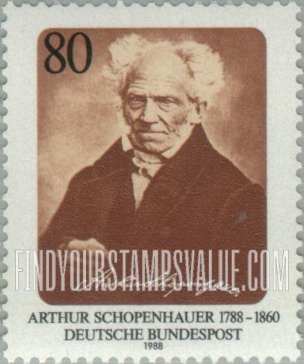 FindYourStampsValue: Arthur Schopenhauer (1788-1860), philosopher