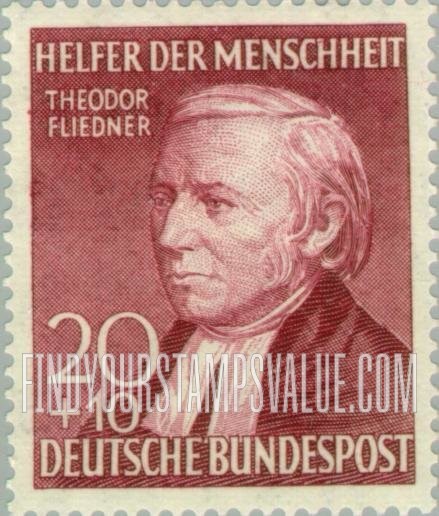 FindYourStampsValue: SEMI-POSTAL - Theodor Fliedner