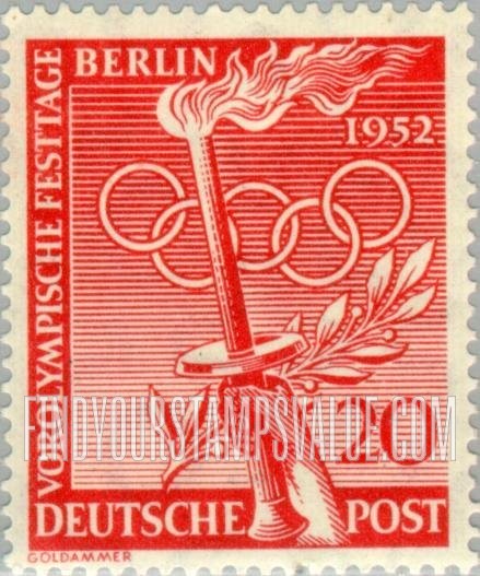 FindYourStampsValue: BERLIN - Olympic Symbols