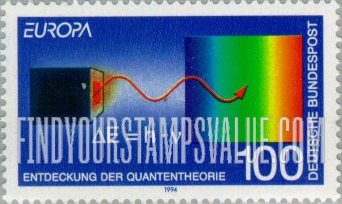FindYourStampsValue: Europa: Quantum theory, by Max Planck