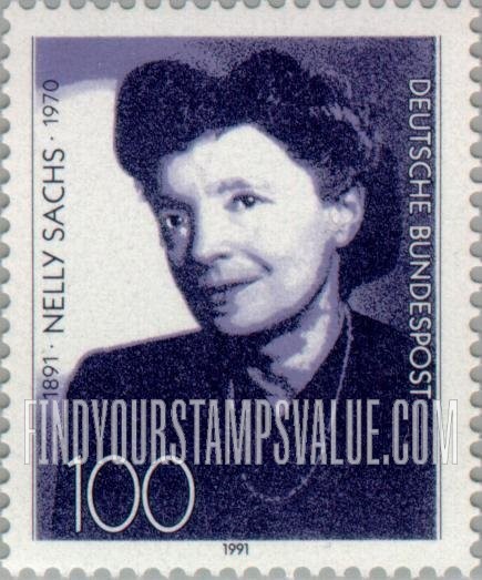 FindYourStampsValue: Nelly Sachs (1891-1970), Writer