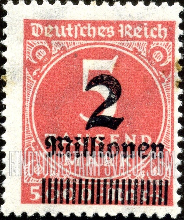 FindYourStampsValue: Numeral Value: Stamps and Types of 1922-23 Surcharged in Black