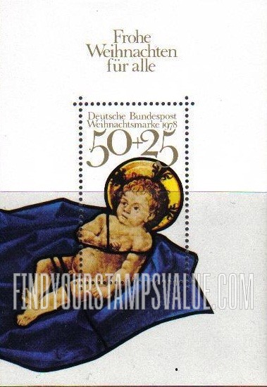 FindYourStampsValue: SEMI-POSTAL - Christ Child, Window, Frauenkirche, Munich