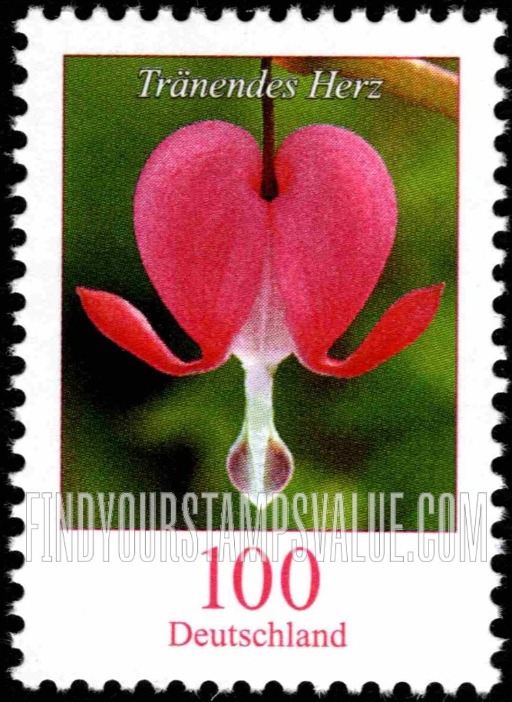 FindYourStampsValue: Flowers: Tränendes herz (Bleedingheart)