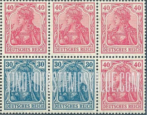 FindYourStampsValue: Germania: Germania Types of 1902-16