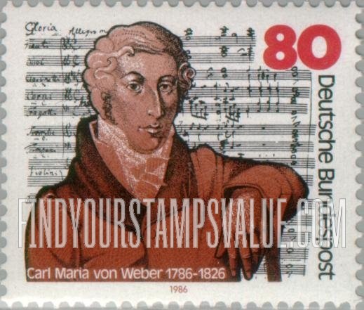 FindYourStampsValue: Carl Maria von Weber (1786-1826), Mass in E-flat Major