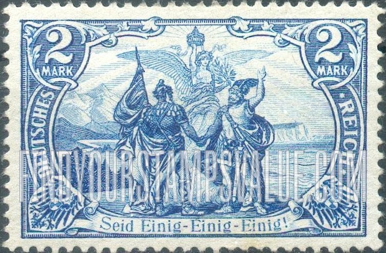 FindYourStampsValue: “Union of North and South Germany”