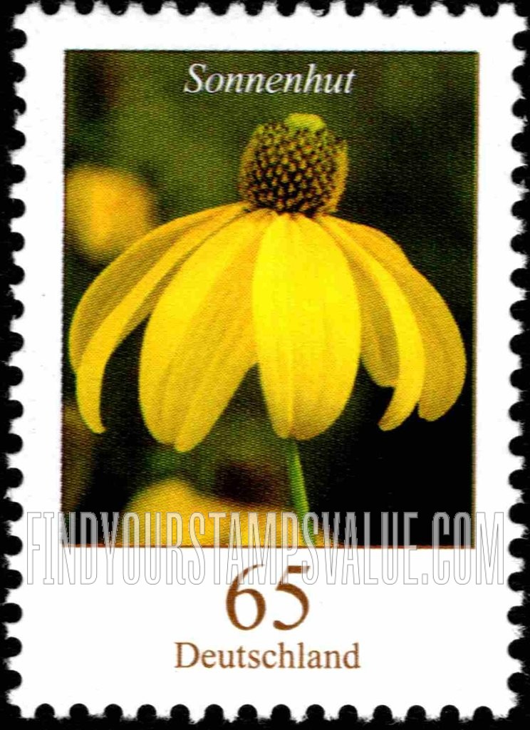 FindYourStampsValue: Flowers: Sonnenhut (rudbeckia)