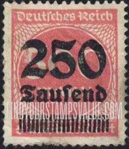 FindYourStampsValue: Numeral Value: Stamps and Types of 1922-23 Surcharged in Black
