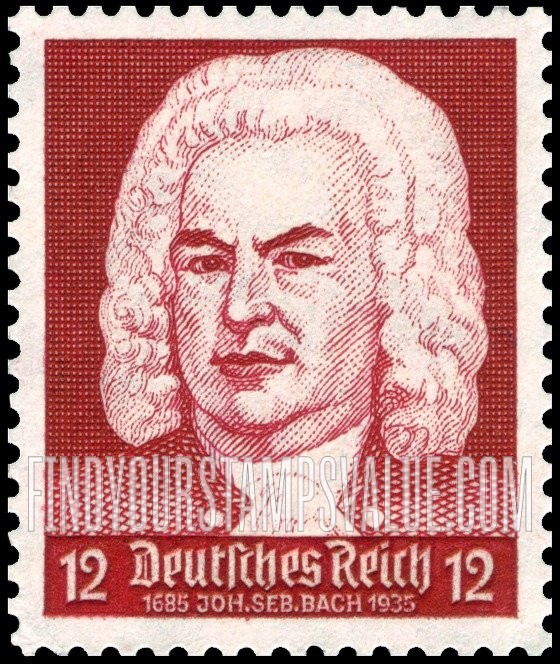 FindYourStampsValue: 250th Birth Anniversary of Johann Sebastian Bach