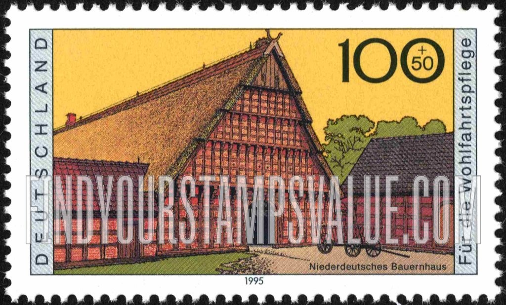 FindYourStampsValue: SEMI-POSTAL - Farmhouses: Lower Germany