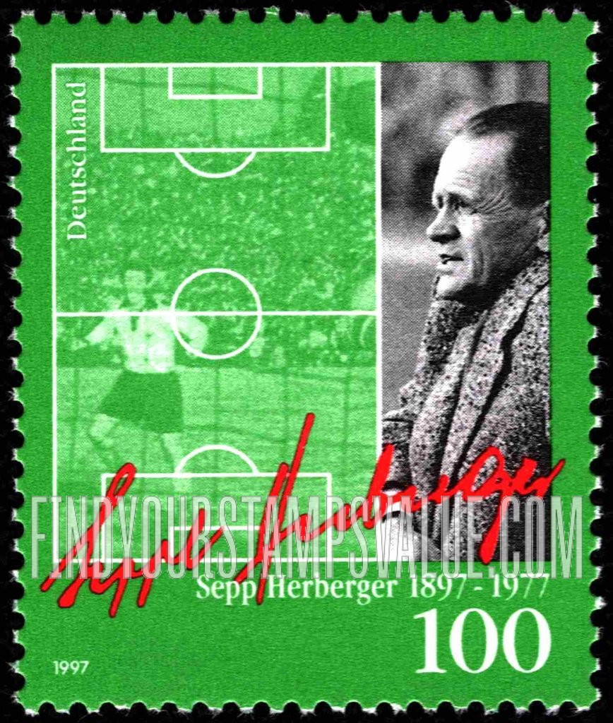 FindYourStampsValue: Sepp Herberger (1897-1977), Soccer Coach